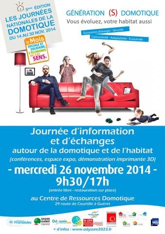 Affiche journée domotique 2014